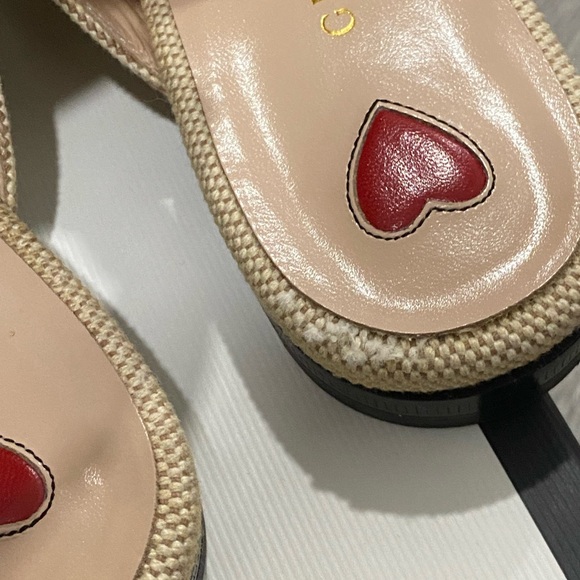Gucci Canvas Vintage Charlotte Mules 35.5 - Picture 4 of 7